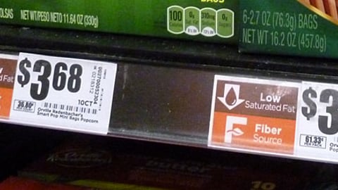 H-E-B Nutritional Price Labels