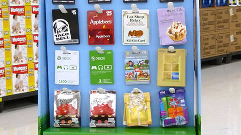 Walmart 'Easter' Gift Card Floorstand