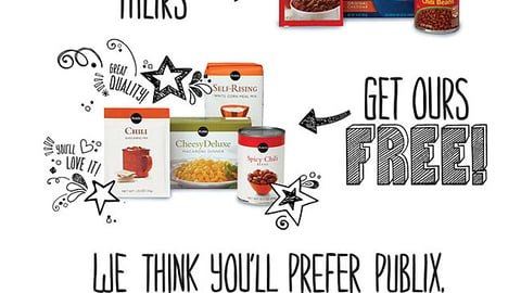 Publix 'Buy Theirs, Get Ours Free' Insert