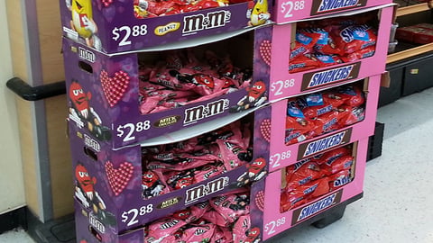 M&M's Walmart Valentine's Day Half-Pallet