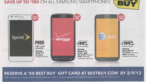 Best Buy 'Home Of Smartphones' Front-Page Feature