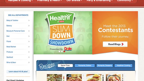 H-E-B 'Slim Down Showdown' Carousel Ad
