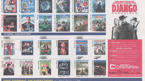 Best Buy 'Django Unchained' Pre-Order Incentive Feature