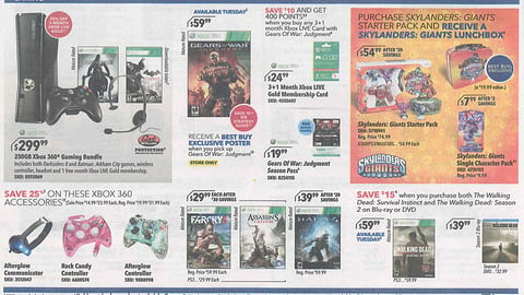 Best Buy 'Skylanders: Giants' Incentive Feature