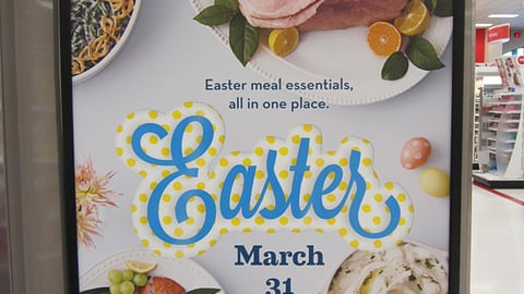 Target 'Easter Meal Essentials' Framed Sign