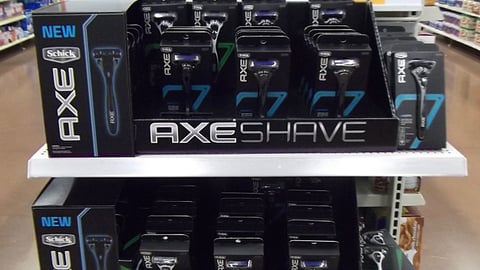 Axe Schick 'Shave' Walmart Shelf Trays