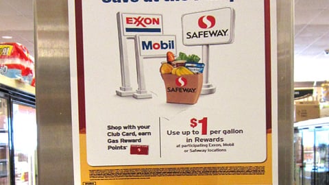Safeway ExxonMobil 'Save at the Pump' Poster