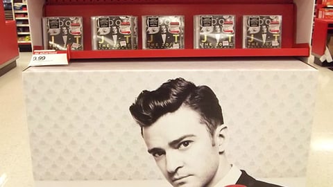 Target 'JT's New Album' Upfront Endcap