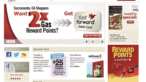 Safeway Fast Forward Carousel Ad