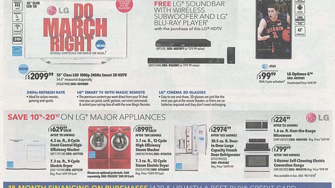 Best Buy LG 'Tournament Excitement' Feature