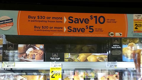 Dominick's 'Cool Deals, Easy Meals' Freezer Cling