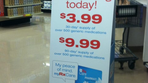 Jewel-Osco 'MyRxCare' Standee