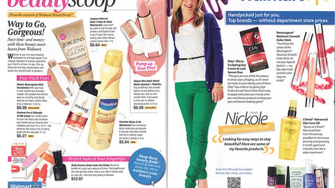 Walmart 'Beauty Scoop' Pages