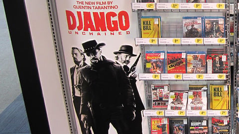 Best Buy 'Django Unchained' Gondola Signs