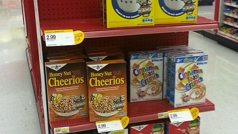 Target Big G Retro Packaging Endcap