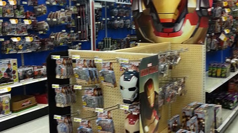 Target 'Iron Man 3' Endcap