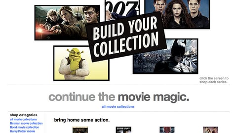 Target 'Build Your Collection' Webpage