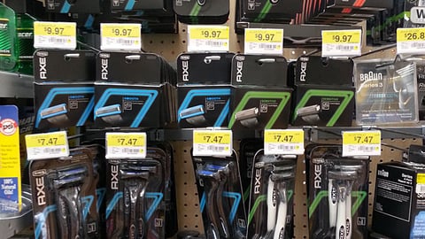 Walmart Axe/Schick Razor Merchandising
