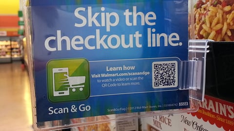 Walmart 'Scan & Go' Shelf Talker