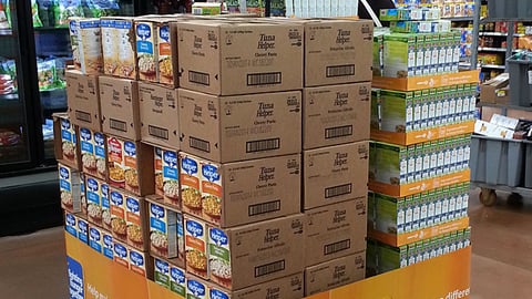 Walmart 'Fighting Hunger Together' Pallet
