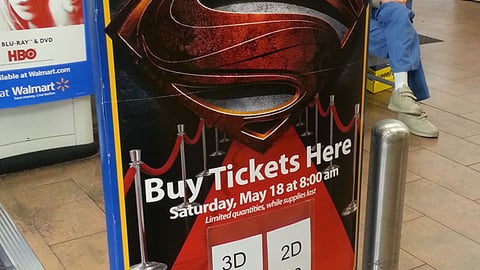 Walmart 'Man of Steel' Security Wrap