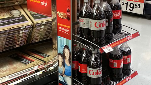 Walmart Coca-Cola 'Effortless Meals' Floorstand