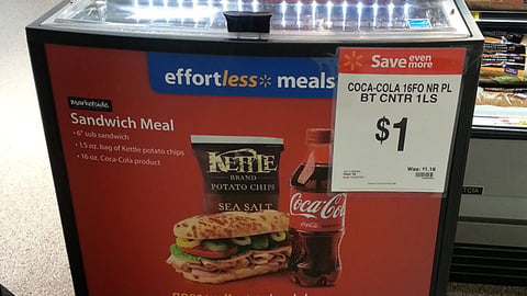 Walmart Coca-Cola 'Effortless Meals' Cooler