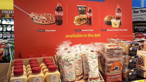 Walmart Coca-Cola 'Effortless Meals' Header