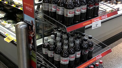 Coca-Cola Walmart 'Effortless Meals' Floorstand