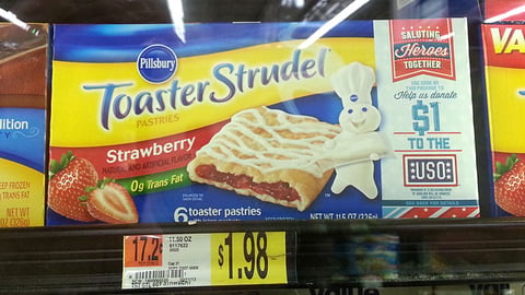 Toaster Strudel Walmart 'Saluting Heroes Together' Packaging
