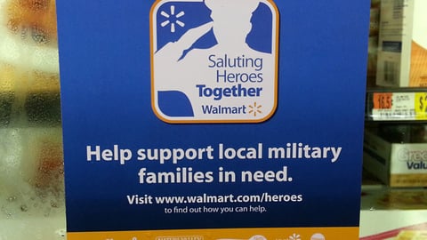 General Mills Walmart 'Saluting Heroes Together' Freezer Cling