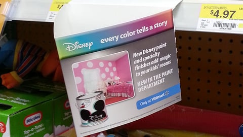 Disney Walmart 'Add Magic' Shelf Talker
