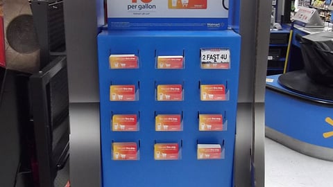 Walmart 'Save Money on Gas' Floorstand