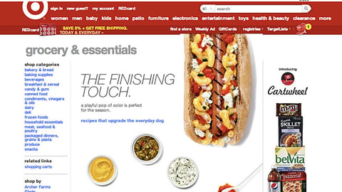 Target.com Cartwheel Ads