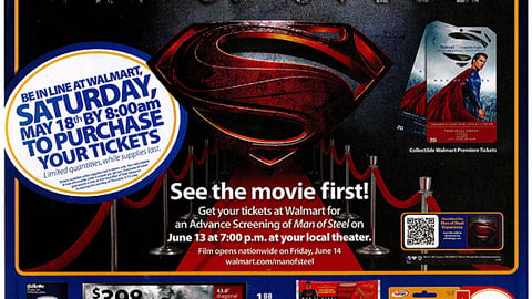 Walmart 'Man of Steel' Feature