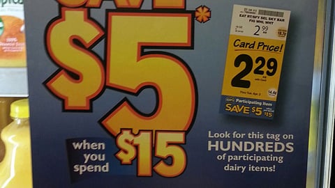 Dominick's 'June Dairy Month' Cooler Cling