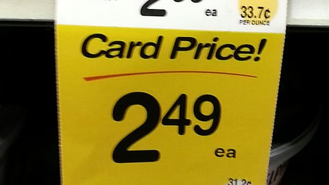 Dominick's 'June Dairy Month' Price Label