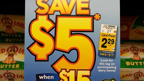 Dominick's 'June Dairy Month' Wobbler
