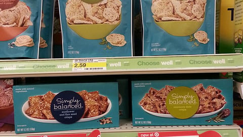 Target Simply Balanced Crisps Packaging