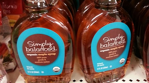 Target Simply Balanced Maple Syrup Packaging