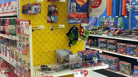 Target 'Justice League' Endcap
