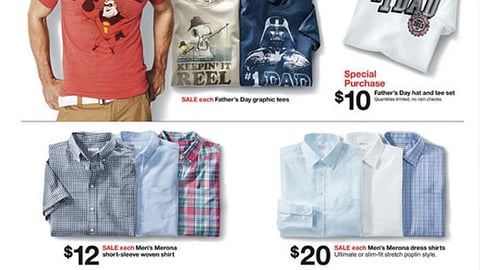 Target 'Dad's Day' Feature