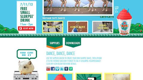 7-Eleven 'Dance Party' Landing Page