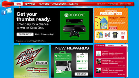 7-Eleven PepsiCo Xbox One Sweeps Display Ad
