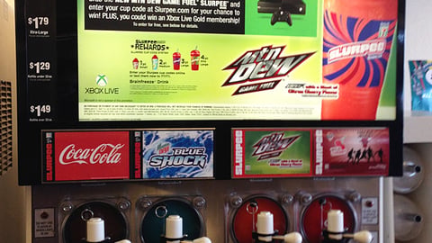 Slurpee Mountain Dew Xbox One Sweeps Translite