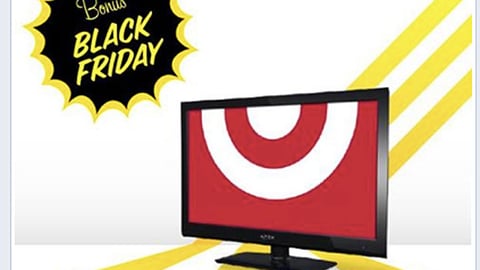 Target 'Bonus Black Friday' Facebook Update