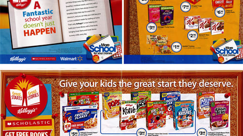 Walmart Kellogg 'Free Books' Circular