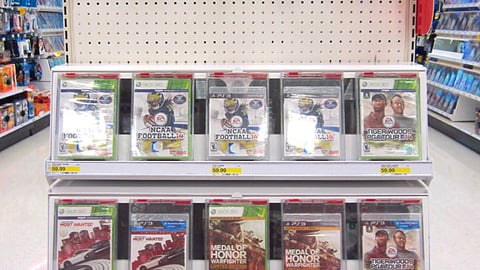 Target 'NCAA Football 14' Incentive Endcap
