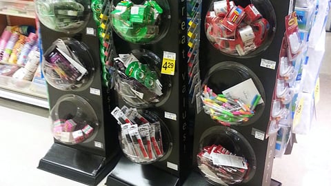 OfficeMax Safeway 'Stock Up' Floorstands