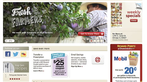 Dominick's 'Deal Match' Banner Ad